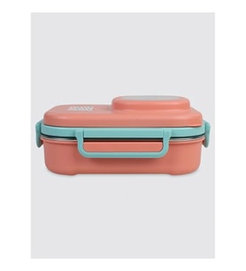 UZSPACE VGN-8021-8092 PASLANMAZ ÇELİK YEMEK KABI - LUNCH BOX 600 ML IRIS RED