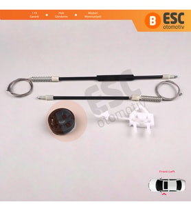 Fiat Albea Siena Palio MK1 1996-2016 4/5 Kapı 46786201 İçin Elektrikli Ön Sol Cam Kriko Tamir Seti