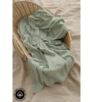 Unisex Bebek %100 Pamuklu Penye Çift Katlı Bebek Battaniyesi 85x100 cm
