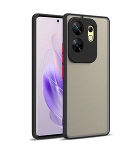 Infinix Zero 30 4G Uyumlu Kılıf Zore Hux Kapak (Siyah)