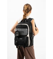 Ventis Unisex Okul Çantası Ortaokul Lise Cüzdanlı Sırt Çantası 43*30 Cm Su Geçirmez Kumaş Vnt5-E