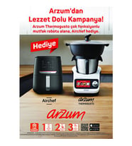 Arzum AR1181 Thermogusto Çok Fonksiyonlu Akıllı Mutfak Robotu -Beyaz