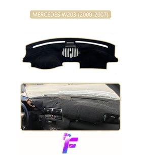 MERCEDES W203 (2000-2007) Uyumlu Torpido Örtüsü Yansıma Önleyici Kolay Montaj Tam Koruma H19