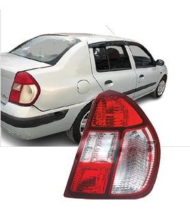 Renault Clio Sağ Arka Stop Lambası Beyaz Sinyalli 2001--2004