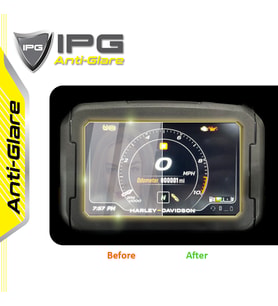 Harley Pan Amerıca 1250/1250 S - 2021/2020 Için Ipg Anti-Glare Yansıma Önleyici Mat Ekran Koruyucu
