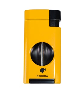 Cohiba Çift Torch Pürmüz Sarı Puro Çakmağı