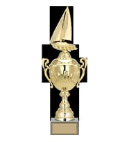 ODAK KUPA - Figürlü Kupalar - Yelken Figürlü Kupalar FG-089 C - 46 cm