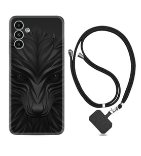 Samsung A23 A31 A32 A50 A51 A52 A53 A70 Kılıf Boyun Askılı Silikon Black Fox 1325