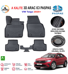 Vw Taigo 3D Paspas Havuzlu Pro 2020 Sonrası