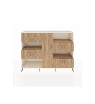 Hyperion Dolap 10 Raflı 9 Kapaklı 220x44x163 Aytaşı-Çam