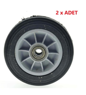 Plastik Jantlı Rulmanlı Dolma Tekerlek 150X35x15 mm-2 Adet