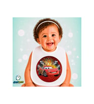 Cars Mcqueen Keten Bebek Mama Önlüğü – Yumuşak, Emici, Yıkanabilir, Özel Tasarım P037