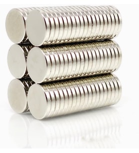 Adet 20x3 mm Yuvarlak Güçlü Neodyum Mıknatıs (Çap 20 mm Kalınlık 3 mm)