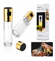 100 ML SPREY CAM YAĞDANLIK KROM - RENKLİ SPREY KAFA - İNCE UZUN ŞİŞE (5680)