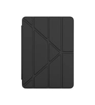 Apple iPad 10.9 inç Wi-Fi 64 GB 10. Nesil Uyumlu Kalem Bölmeli Tablet Kılıfı (Koyu Mor)