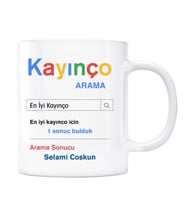 Kişiye Özel İsimli Kayınço Google Arama Motoru Kupa Bardak