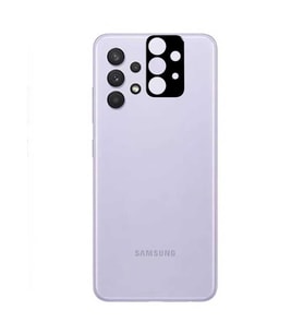Samsung Galaxy A32 4G Uyumlu Zore 3D Kamera Camı (Siyah)