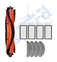 Roidmi Eve - Eve Plus Uyumlu 1 Ana Fırça 2 Yan Fırça 4 Filtre 4 Mop PKT-iasgf0000637