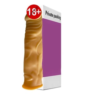 Private Packing Maxx Ten Dokusu 7 cm Dolgulu Realistik Penis Kılıfı