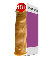 Private Packing Maxx Ten Dokusu 7 cm Dolgulu Realistik Penis Kılıfı