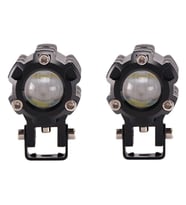 Offroad sis lambası beyaz-sarı (6.5 cm x 4.5cm 6.5cm ) 10w 12-80v set / LASS347