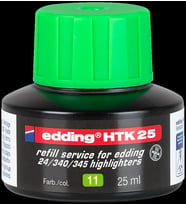 Edding HTK 25  Fosforlu Kalem Mürekkebi 25 ml Yeşil