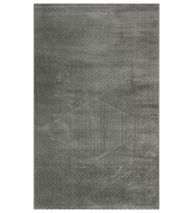 Makine Kaymaz Yıkanabilir Antrasit Modern Triko Salon Halısı Mutfak Halısı Koridor Halısı Yolluk antrasit