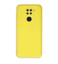 Xiaomi Redmi Note 9 Kılıf Nano İçi Kadife Silikon - Sarı