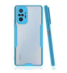 Xiaomi Redmi Note 10 Pro Kılıf Platin Silikon - Mavi