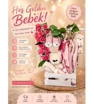 40 sepeti / Hoşgeldin hediyesi / Bebek çeyizi / babyshower hediyesi