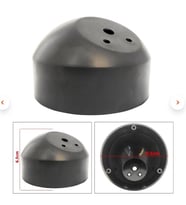 Poke PK-5059 10 CM Siyah Dome Tweeter Kabini Yüzey Montaj Podu