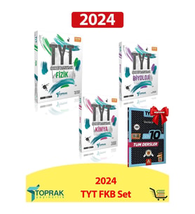TYT Fizik-Kimya-Biyoloji Soru Bankası Seti Hediyeli!