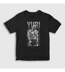 Presmono Unisex Çocuk Siyah Fighter Yuri Boyka T-Shirt 358437tt