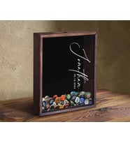 BK Gift Kişiye Özel İsimli Tarihli Bira Kapağı Koleksiyonu Ahşap Kumbara-1, Sevgiliye Hediye, Ev Hediyesi, Arkadaşa Hediye