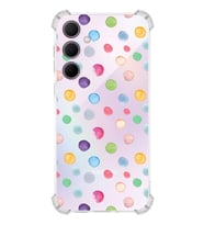 PrintiFy Samsung Galaxy A35 Uyumlu Water Color 6 Baskılı Şeffaf Köşe Korumalı Antişok Kılıf