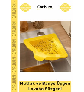 Özel Üretim Köşe Uyumlu Ergonomik Plastik Evye Organizer Atık Mutfak Banyo Üçgen Lavabo Süzgeci
