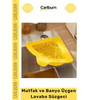Özel Üretim Köşe Uyumlu Ergonomik Plastik Evye Organizer Atık Mutfak Banyo Üçgen Lavabo Süzgeci