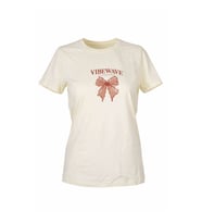 Trender Kurdele Baskılı Sarı Kadın T-Shirt 26YL71595005
