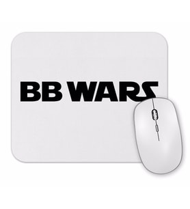 Bb Wars Yellow And White Mouse Pad