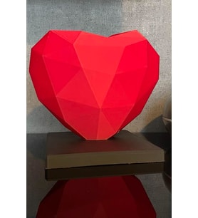 Origami Kalp Dekorasyonu – Sevgililer Günü İçin Romantik Hediye