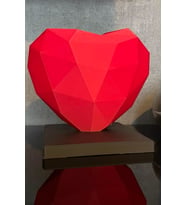Origami Kalp Dekorasyonu – Sevgililer Günü İçin Romantik Hediye