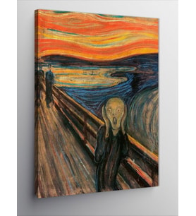 Kanvas Tablo Edvard Munch Çığlık Scream