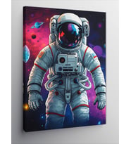 Kanvas Tablo Uzayda Astronot