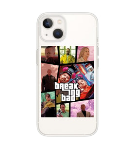Iphone 15 Uyumlu Breaking Bad Gta Tasarımlı Şeffaf Telefon Kılıfı