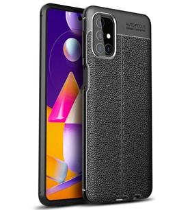 Galaxy M31S Kılıf Auto Focus Kapak - Siyah