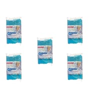 Dolphin Frozen Kalın Kokteyl Buzlu İçecek Pipet - Düz - Turkuaz - 22Cm. - 8mm. -100 Adetlik 5 Paket