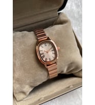 Özel Kutulu Minimal Kadın Kol Saati Rose Gold Renk Zarif Metal Kordon Kasa Arkadaşa Sevgiliye Kardeşe Eşe Hanıma Halaya Anneye Hediye Ablaya Teyzeye Doğum Günü Yıl Dönümü Sevgililer Günü Kol Saati Hediyesi İndirimli Doğum Günü Not Kartı