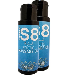 Stımul8 Ertoticmassage Oil 2 Adet -Kadın Erkek Erotikmasaj Yağı 60 ml 2 Adet