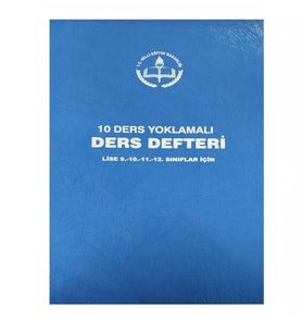 Dilman - Ders Defteri 10 Ders Yoklamalı Plastik Kapak