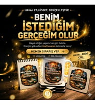 Frekans Uyumlama Seti-2–Olumlama –Kupa Bardak–Bardak Altlığı-Mini Defter–Manifest Seti